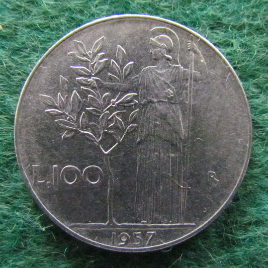 Italy 1957 100 Lira Coin