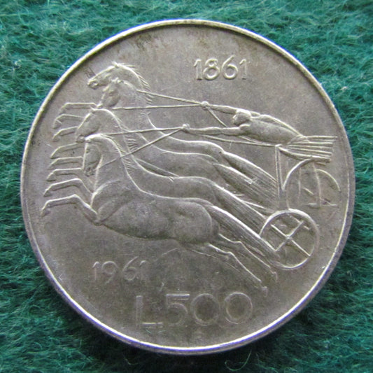 Italy 1961 500 Lira Coin
