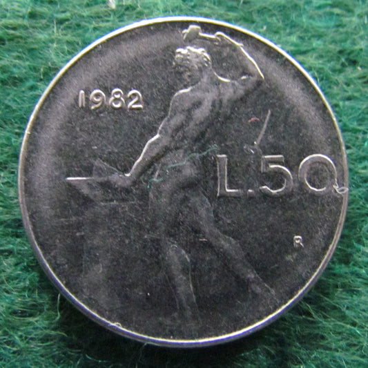 Italy 1982 50 Lira Coin