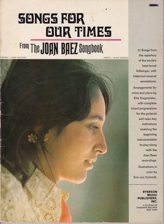 Joan Baez Songs For Our Times 1967