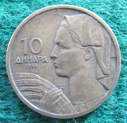 Jugoslavia 1955 10 Dinara Coin - Circulated
