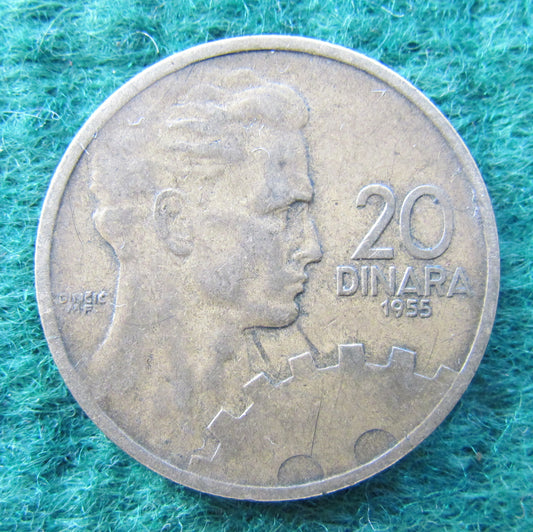 Jugoslavia 1955 20 Dinar  Coin - Circulated