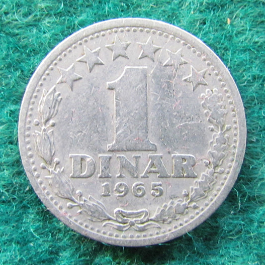 Jugoslavia 1965 1 Dinar Coin - Circulated