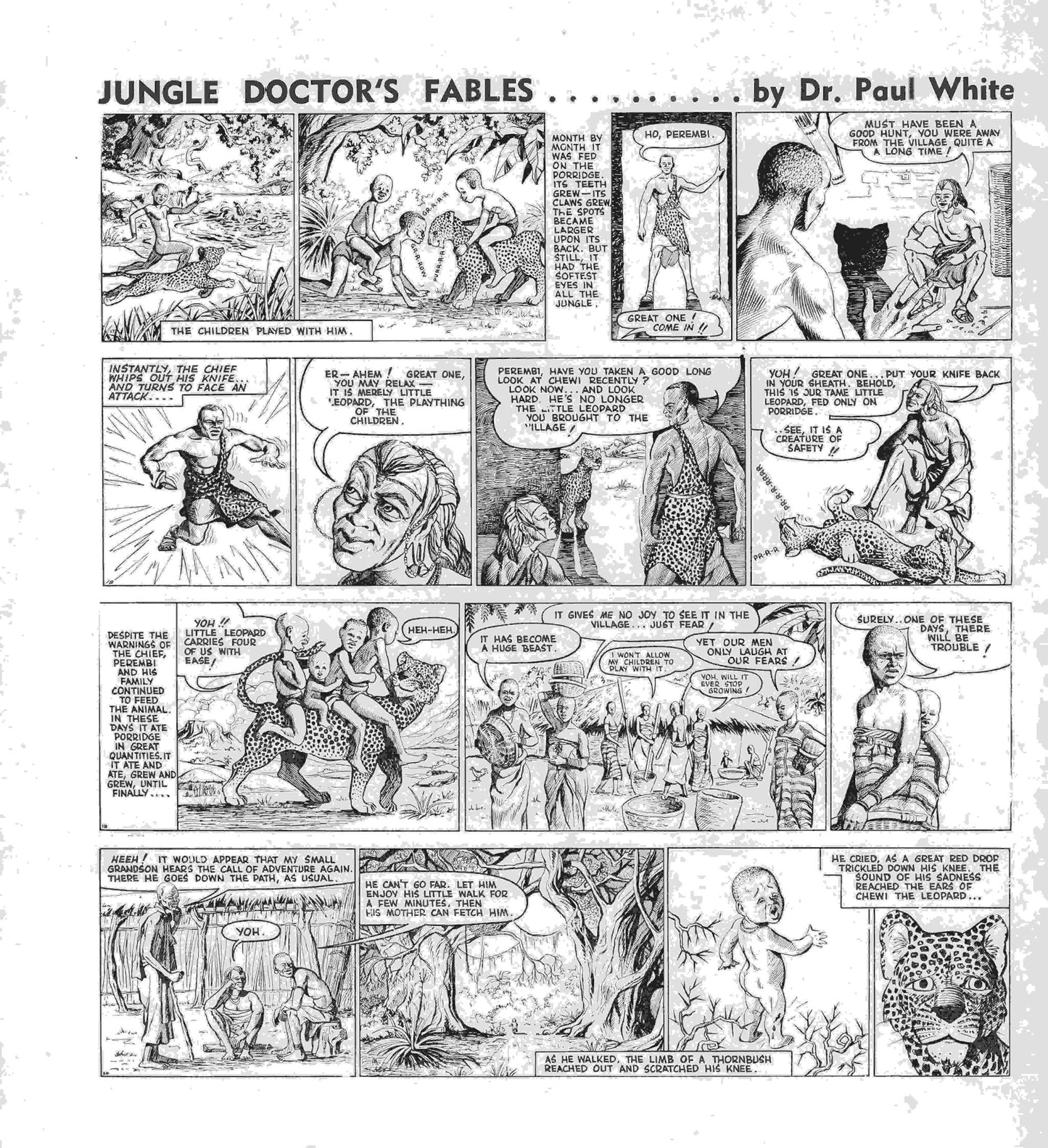 Harry Rogers Jungle Doctors Fables - Artists Proof #4