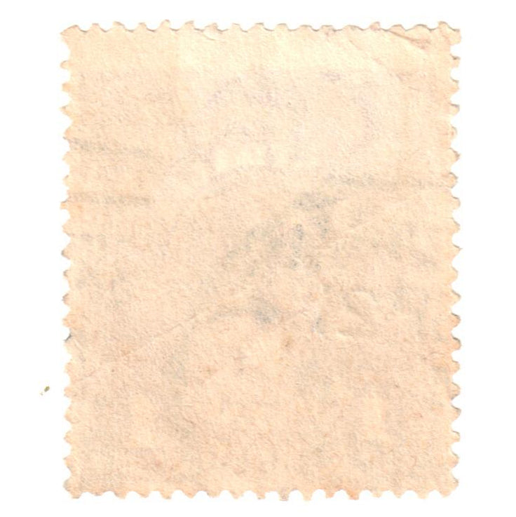 Australian 1 Penny Violet KGV King George V Stamp - Type 2 Second Watermark