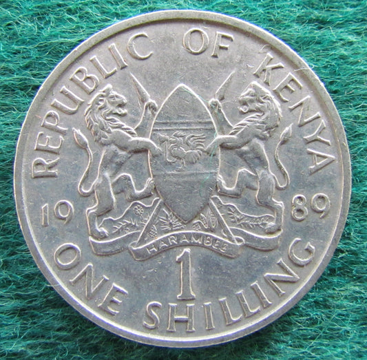 Republic Of Kenya 1989 1 Shilling Coin