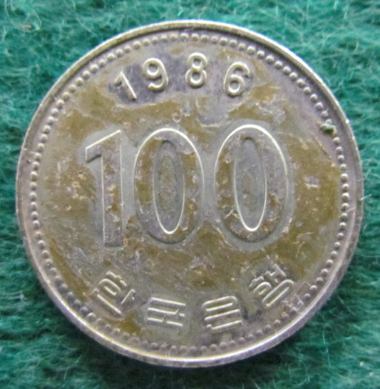 South Korea 1986 100 Won Coin - Circulated