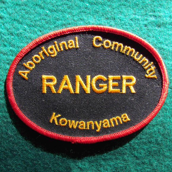 Australian Aboriginall Community Ranger Shoulder Patch - Kowanyama District - Cape York Peninsula Queensland