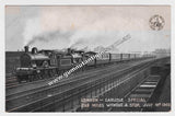 Postcard London Carlisle Special 299 Miles Without A Stop 1904