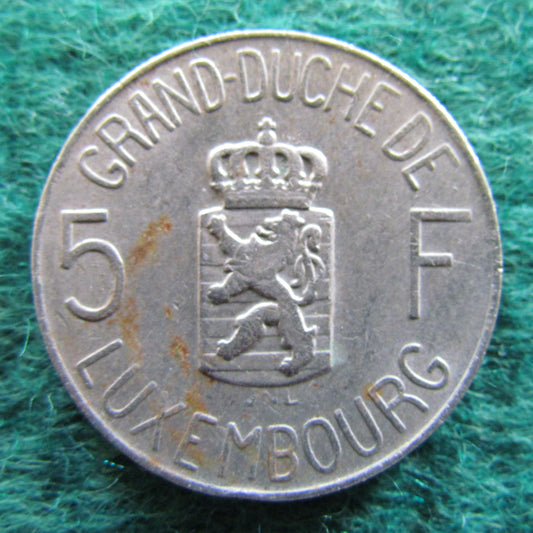 Luxembourg 1962 5 Franc Coin