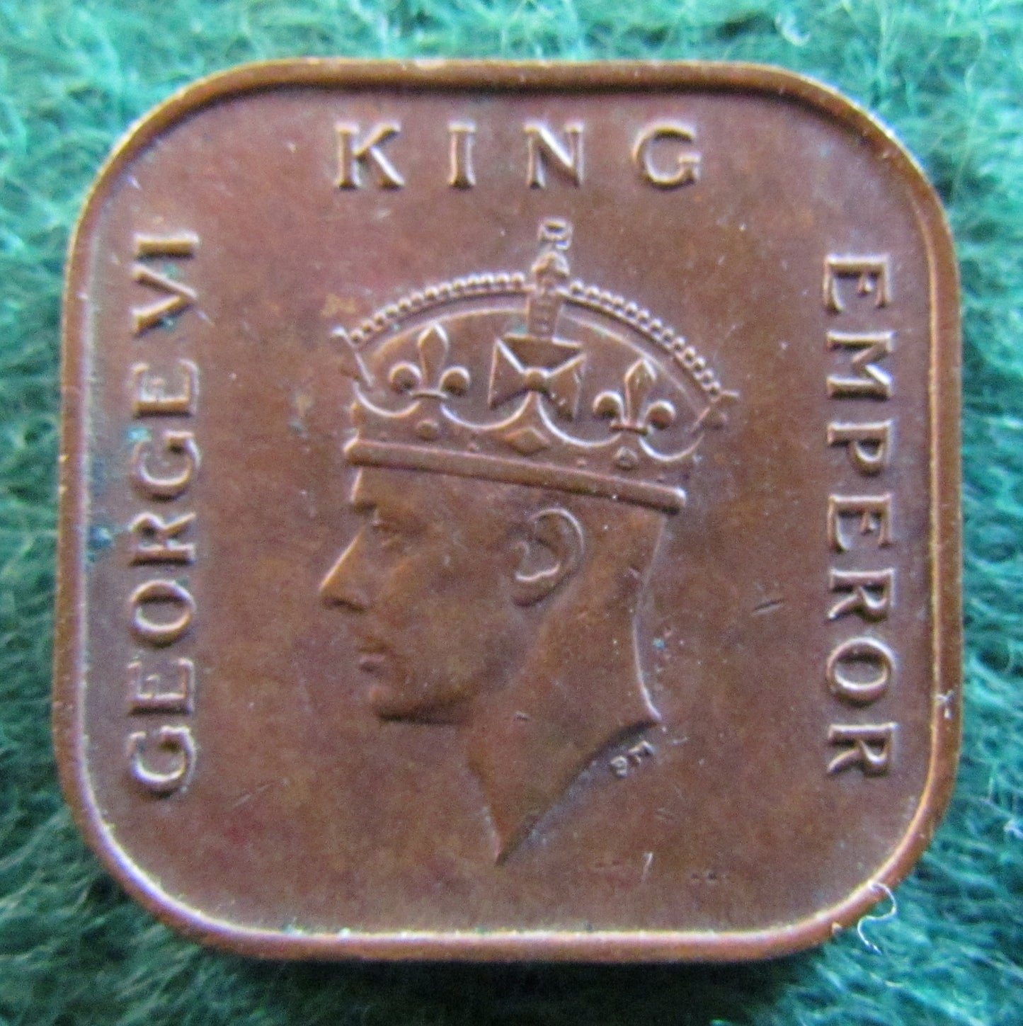 Malaya 1941 One Cent King George VI Coin - Circulated
