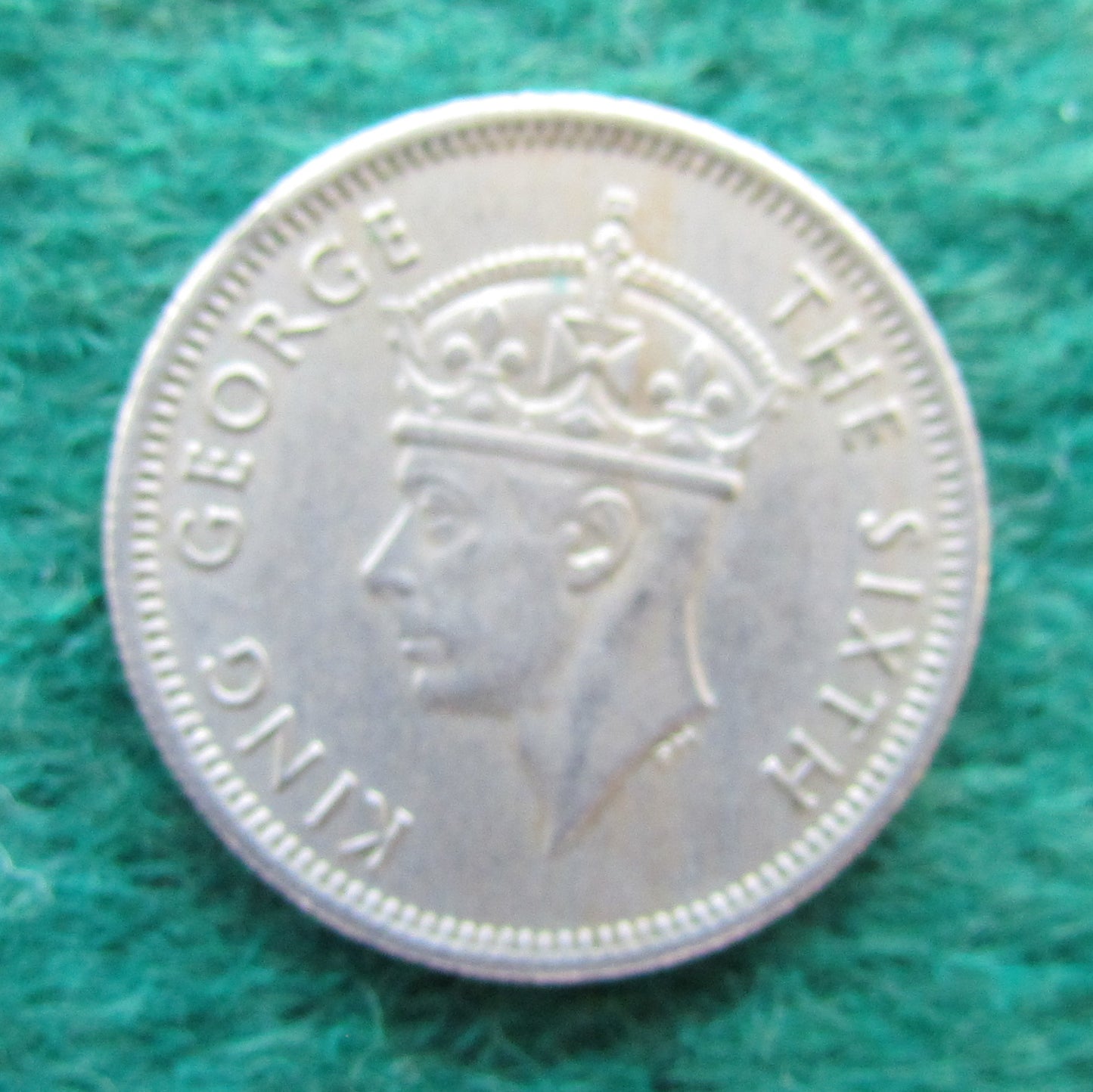 Malaya 1950 10 Cent King George VI Coin - Circulated