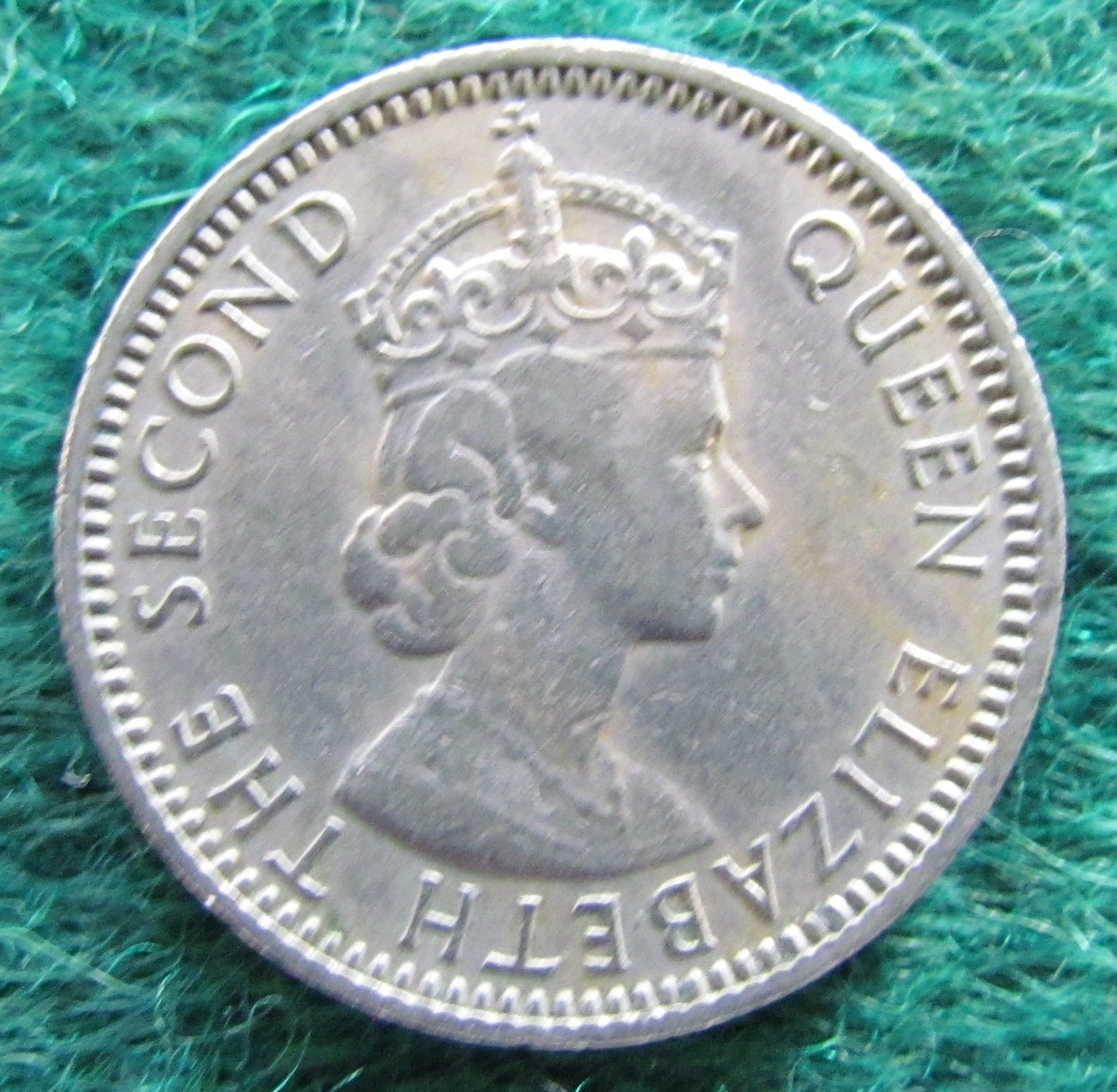 Malaya & British Borneo 1958 10 Cent Queen Elizabeth II Coin
