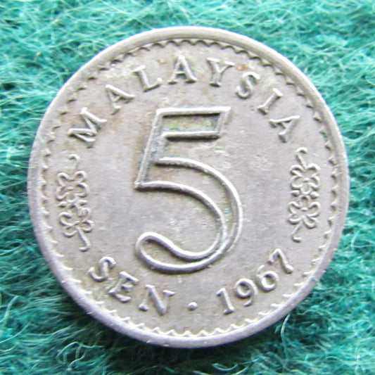Malaysia 1967 5 Sen Coin