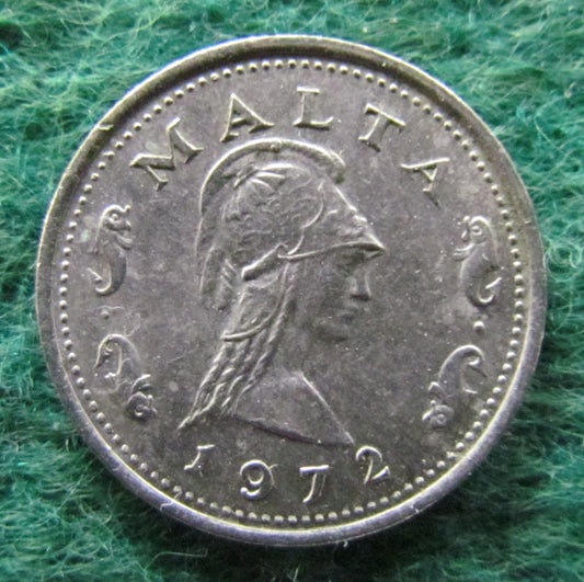Maltese Malta 1972 2 Cent Coin - Circulated