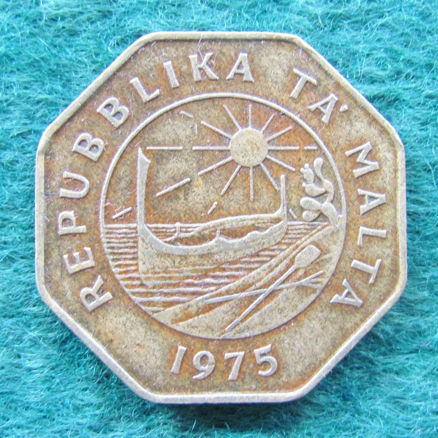 Maltese Malta 1975 25 Cent Coin - Circulated