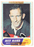 Scanlens 1969 A Grade NRL Football Card  #36 - Mick Maher - North Sydney Bears