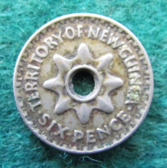 New Guinea 1943 Sixpence Coin