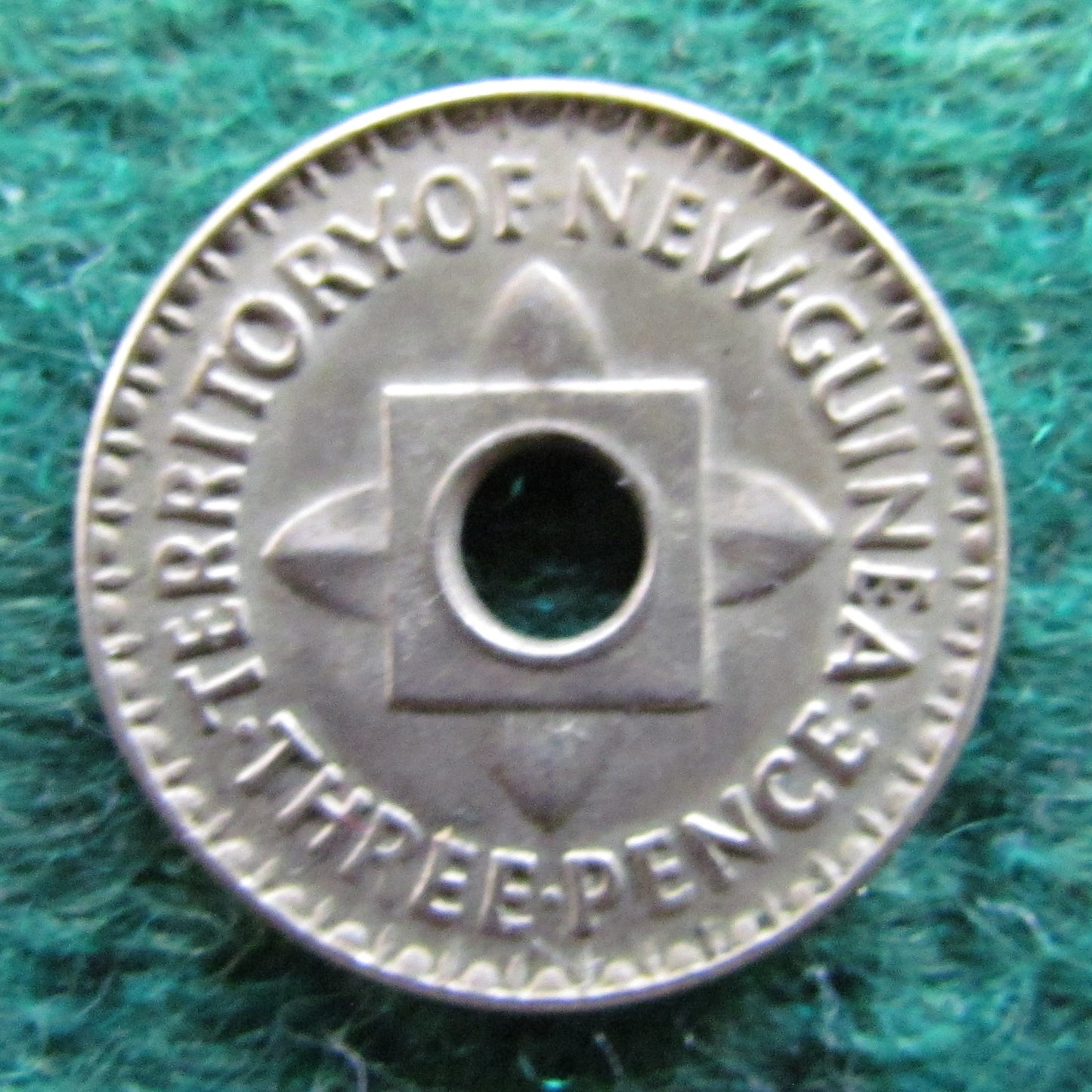 New Guinea 1944 Three Pence Coin
