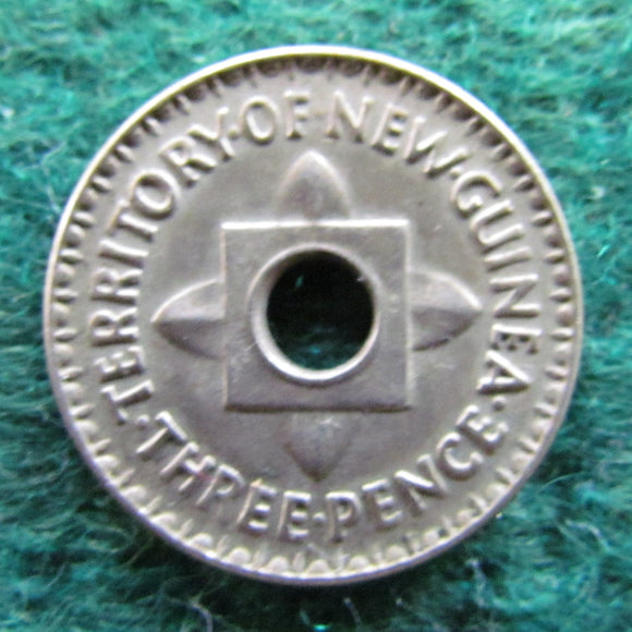 New Guinea 1944 Threepence Coin