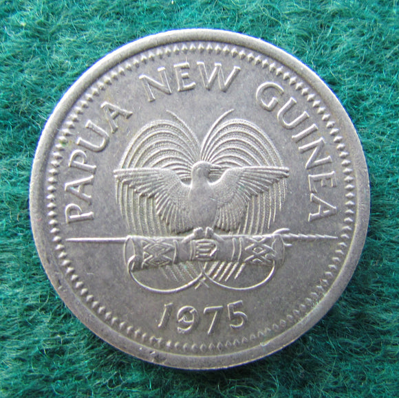 New Guinea 1975 10 Toea Coin - Circulated