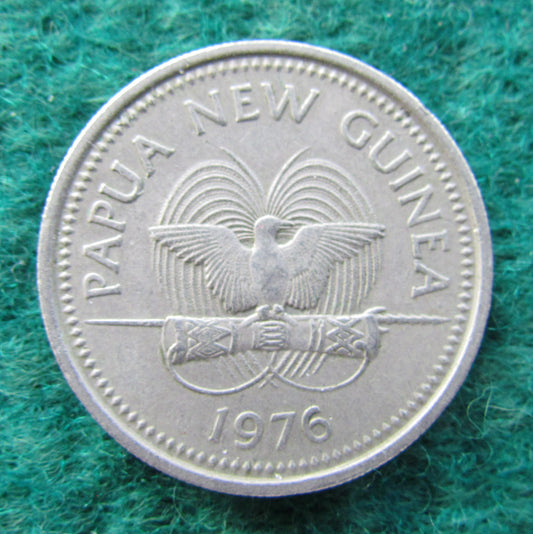 New Guinea 1976 10 Toea Coin - Circulated