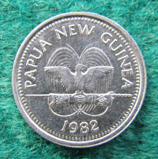 New Guinea 1982 5 Toea Coin - Circulated