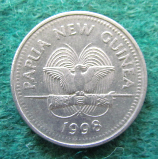 New Guinea 1998 10 Toea Coin - Circulated