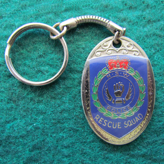 NSW Police Rescue Squad Keyring