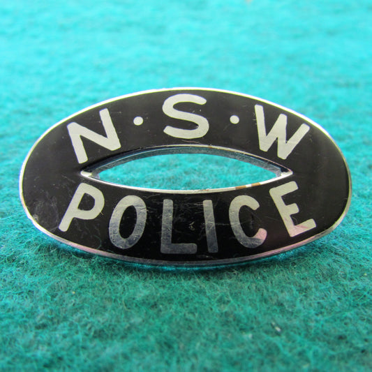 NSW Police Shoulder Badge - Black Enamel