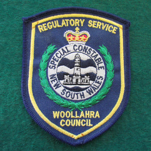 New South Wales Special Constable Regulartory Service Woolahra Council Shoulder Patch