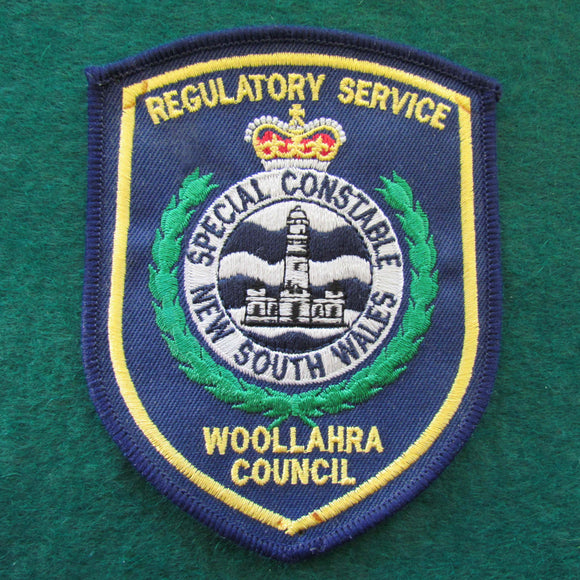 New South Wales Special Constable Regulartory Service Woolahra Council Shoulder Patch