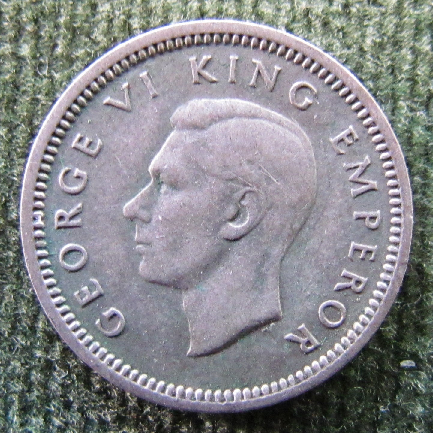 New Zealand 1940 Threepence King George VI Coin