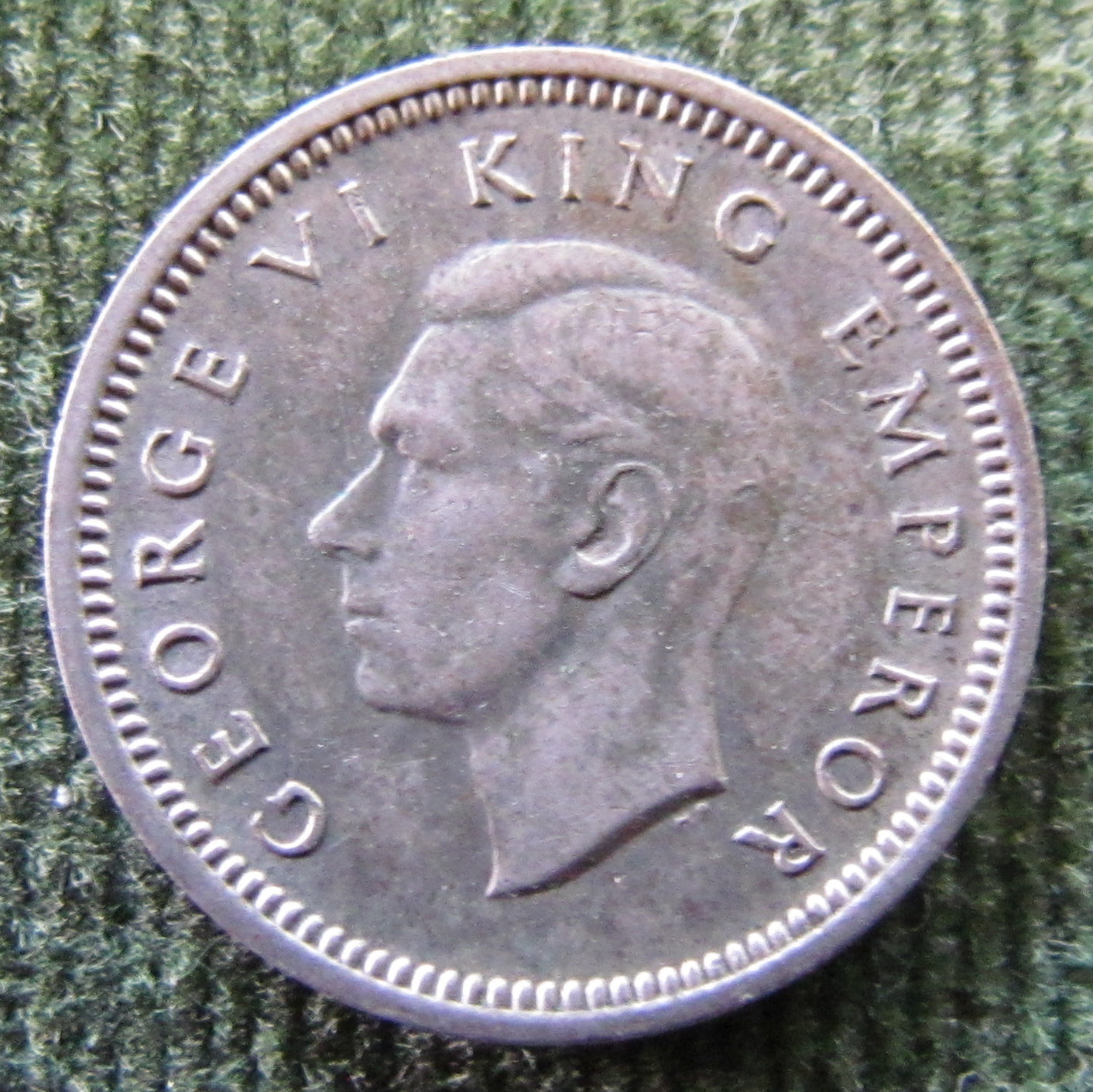 New Zealand 1946 Threepence King George VI Coin