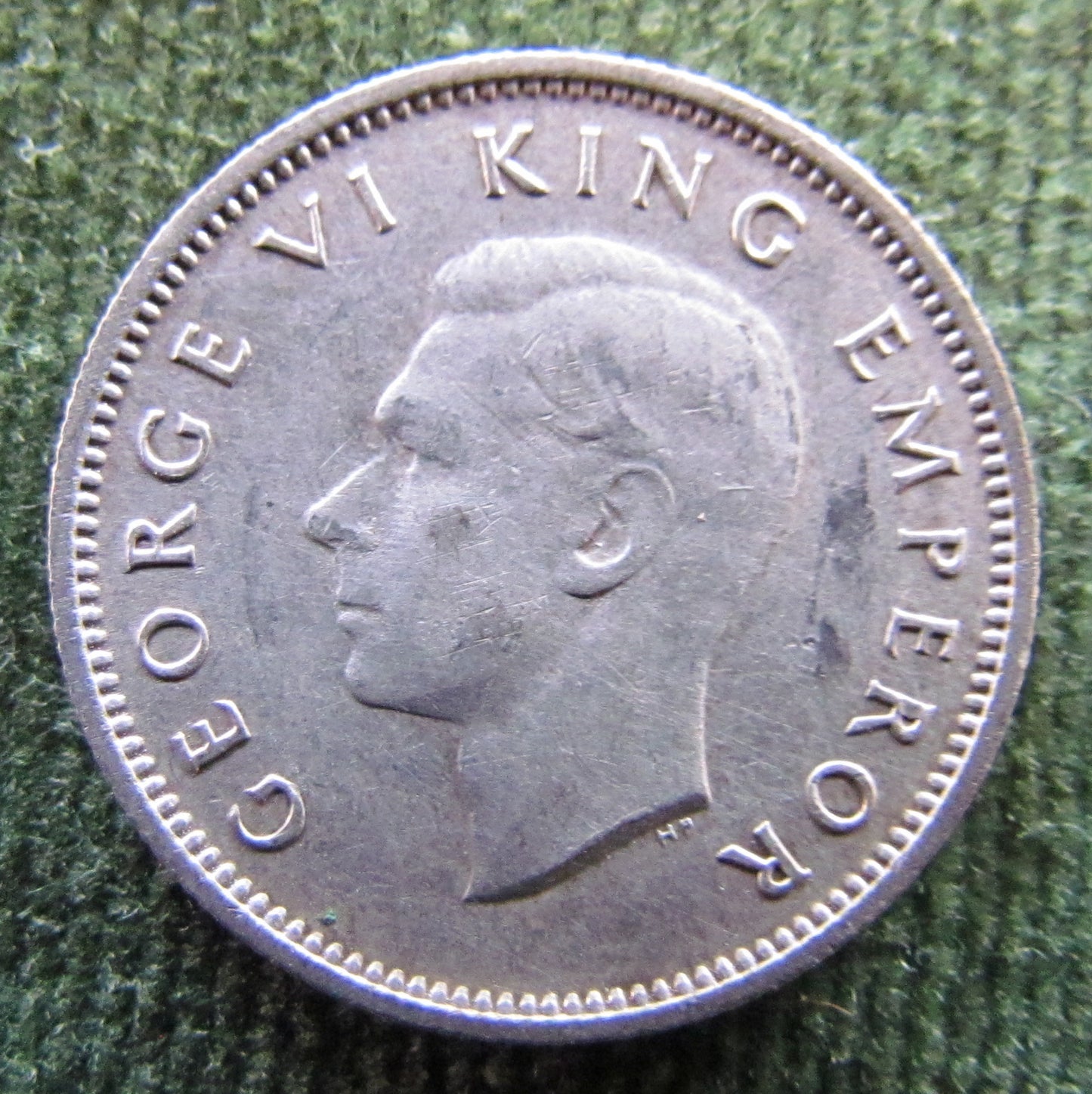 New Zealand 1946 Sixpence  King George VI Coin