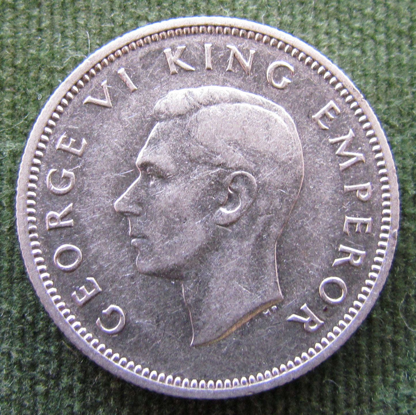 New Zealand 1946 Shilling King George VI Coin