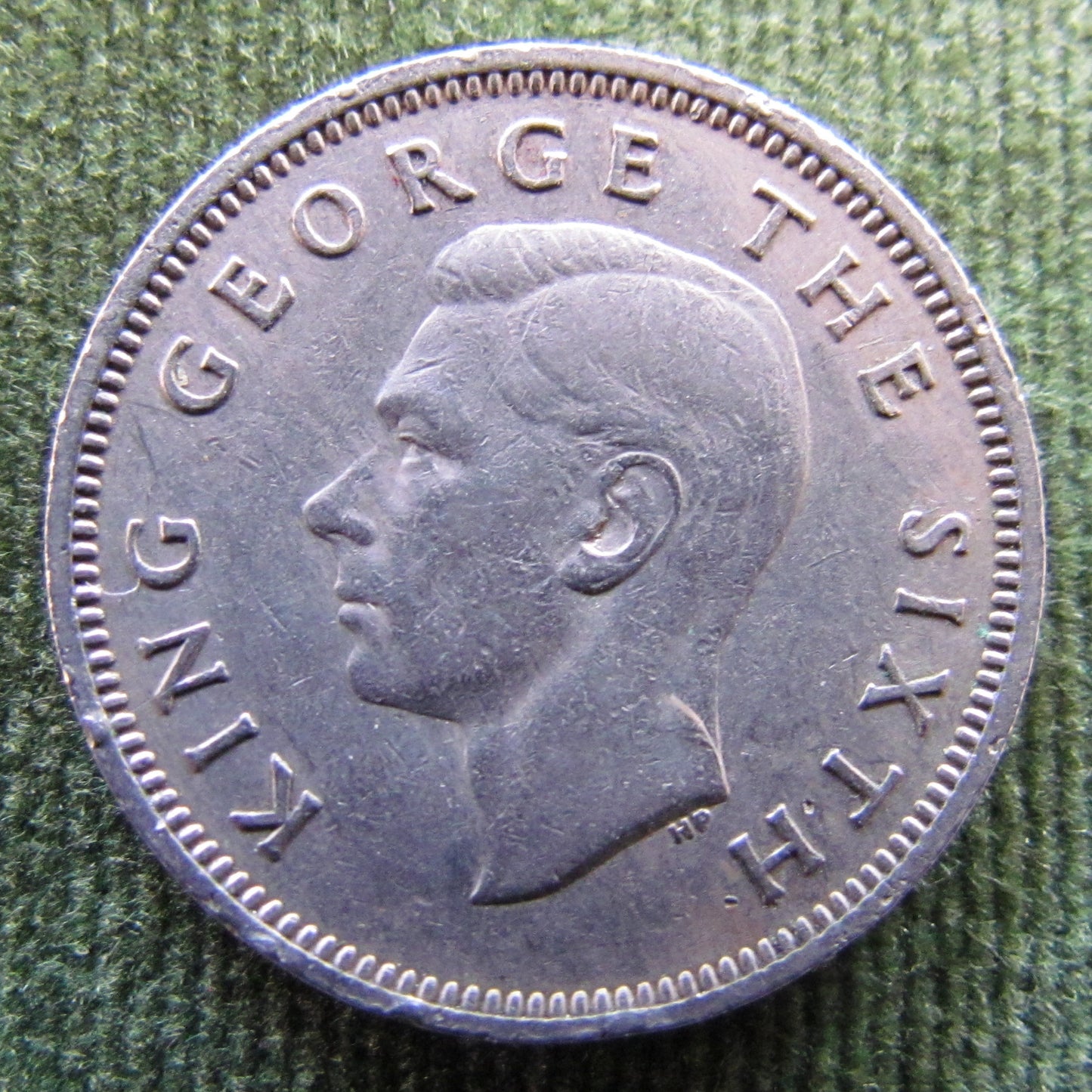 New Zealand 1950 Shilling King George VI Coin