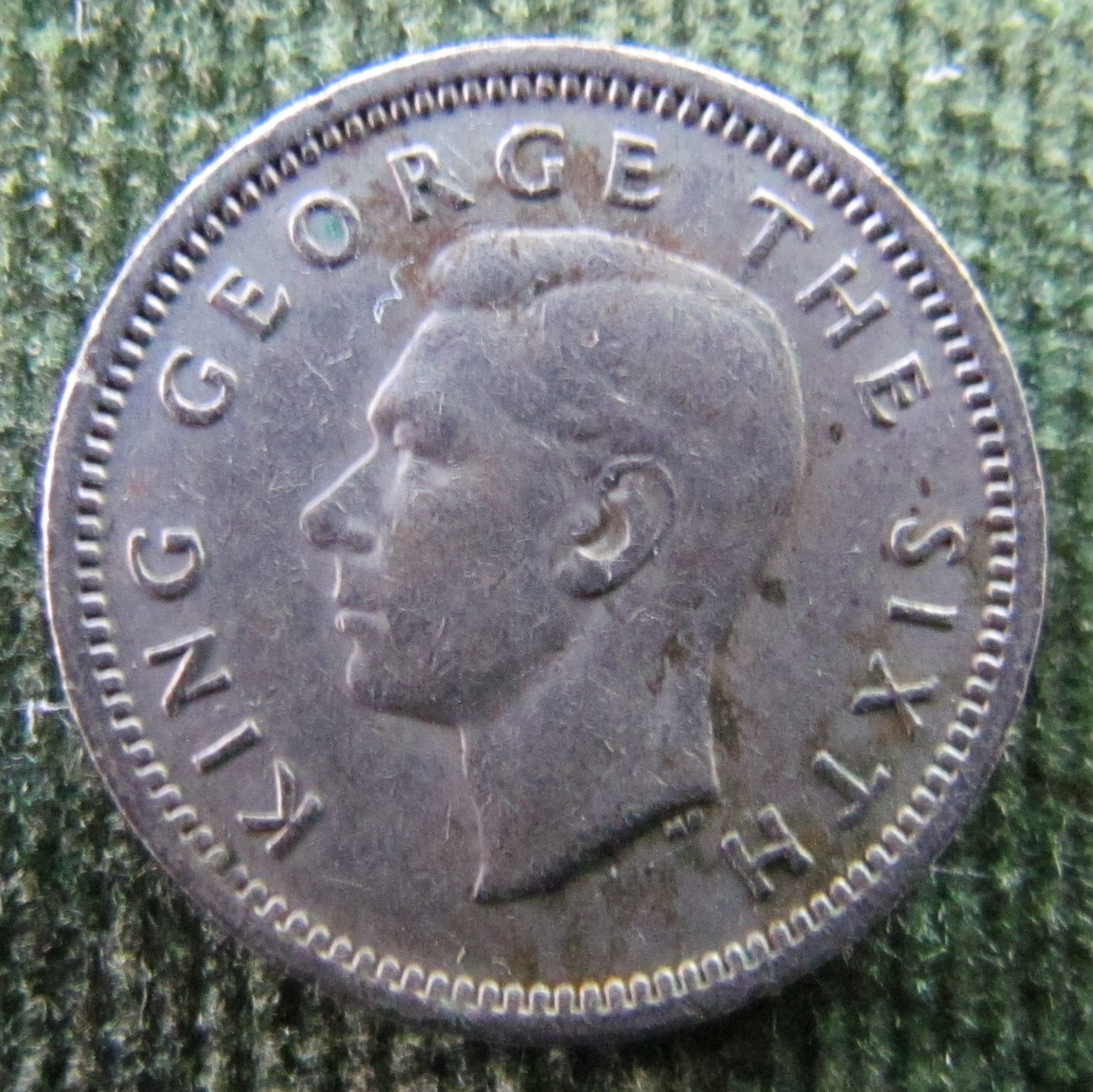 New Zealand 1951 Threepence King George VI Coin