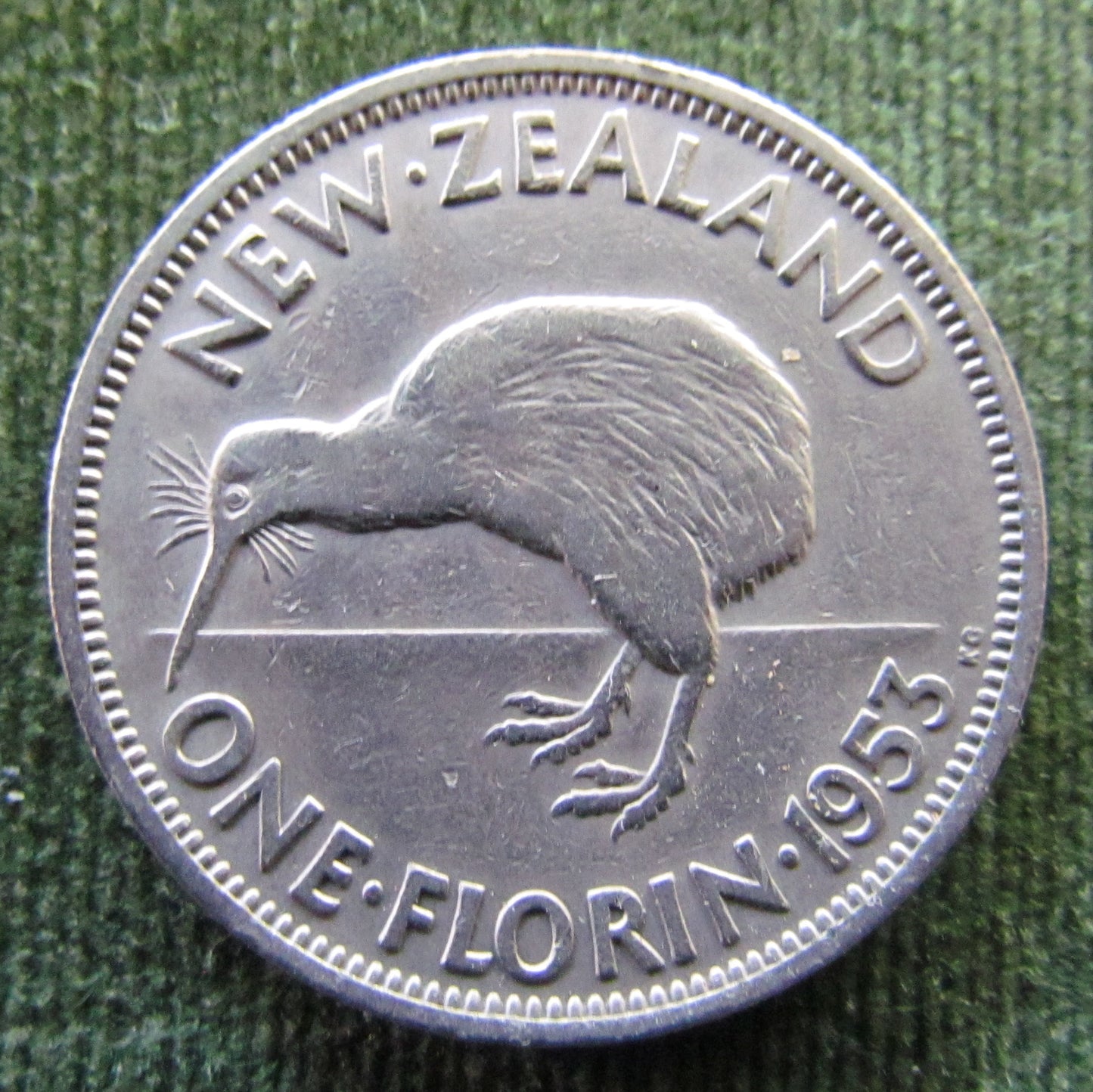 New Zealand 1953 Florin Queen Elizabeth II Coin