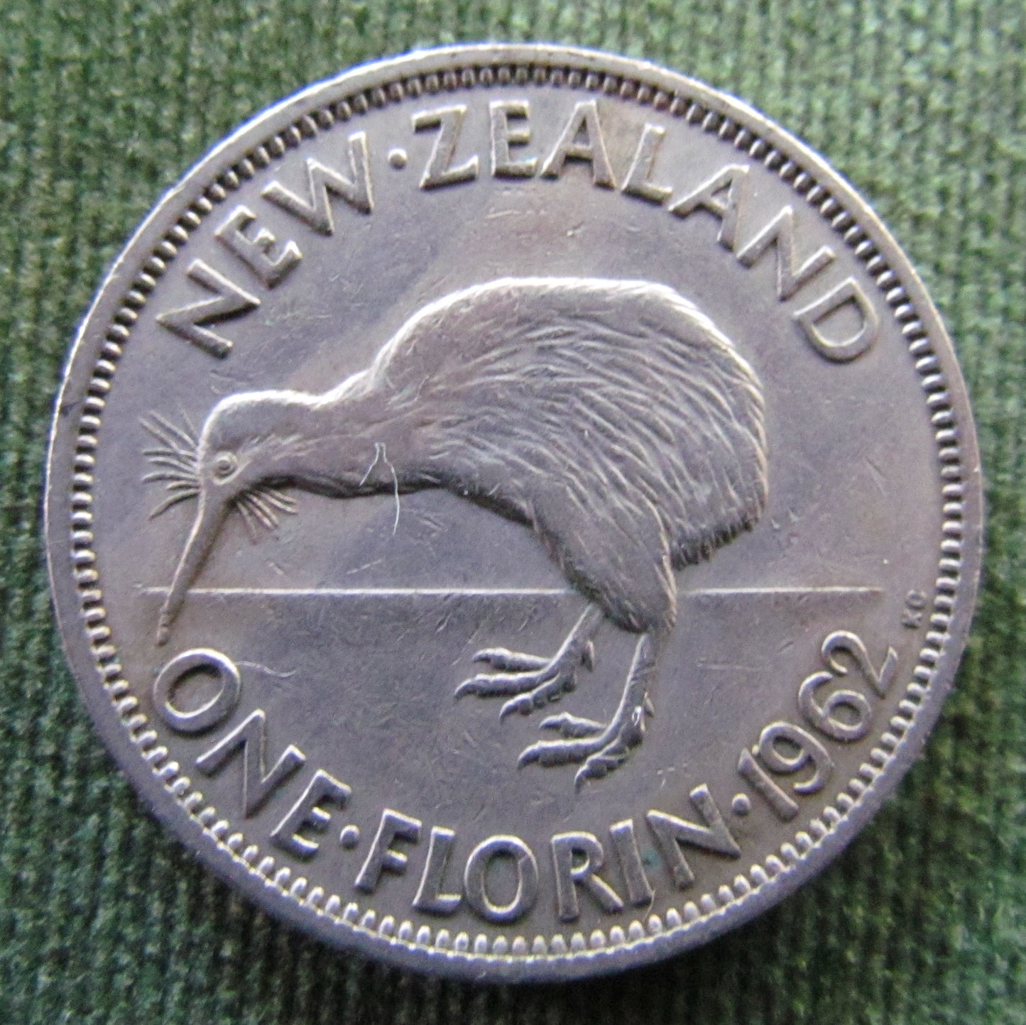 New Zealand 1962 Florin Queen Elizabeth II Coin