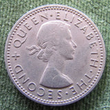 New Zealand 1964 Shilling Queen Elizabeth II Coin