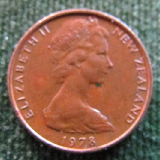 New Zealand 1978 1 Cent Queen Elizabeth Coin