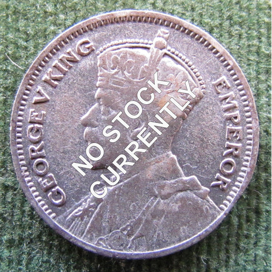 New Zealand 1949 Sixpence  King George VI Coin