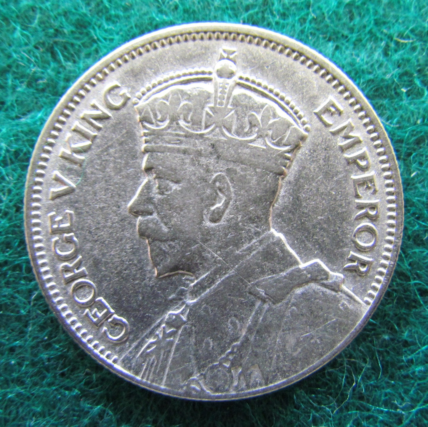 New Zealand 1933 Shilling King George V Coin