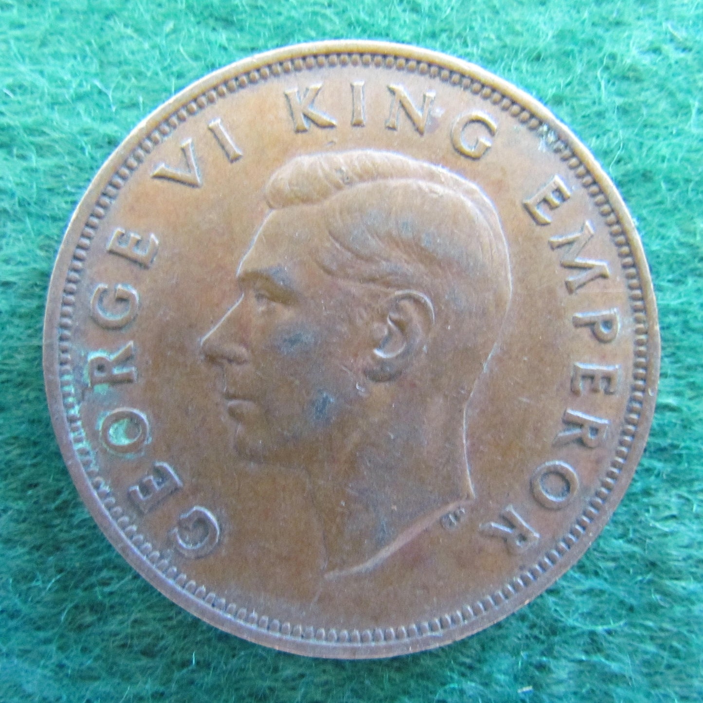 New Zealand 1943 Penny King George VI Coin