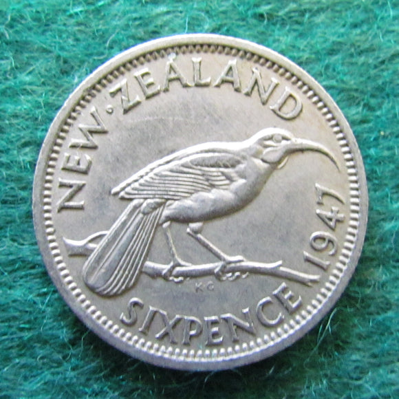 1939 Great Britain Sixpence Silver Coin - King George VI - UK Sixpence