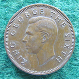 New Zealand 1951 Half Penny King George VI Coin