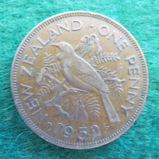 New Zealand 1952 Penny King George VI Coin
