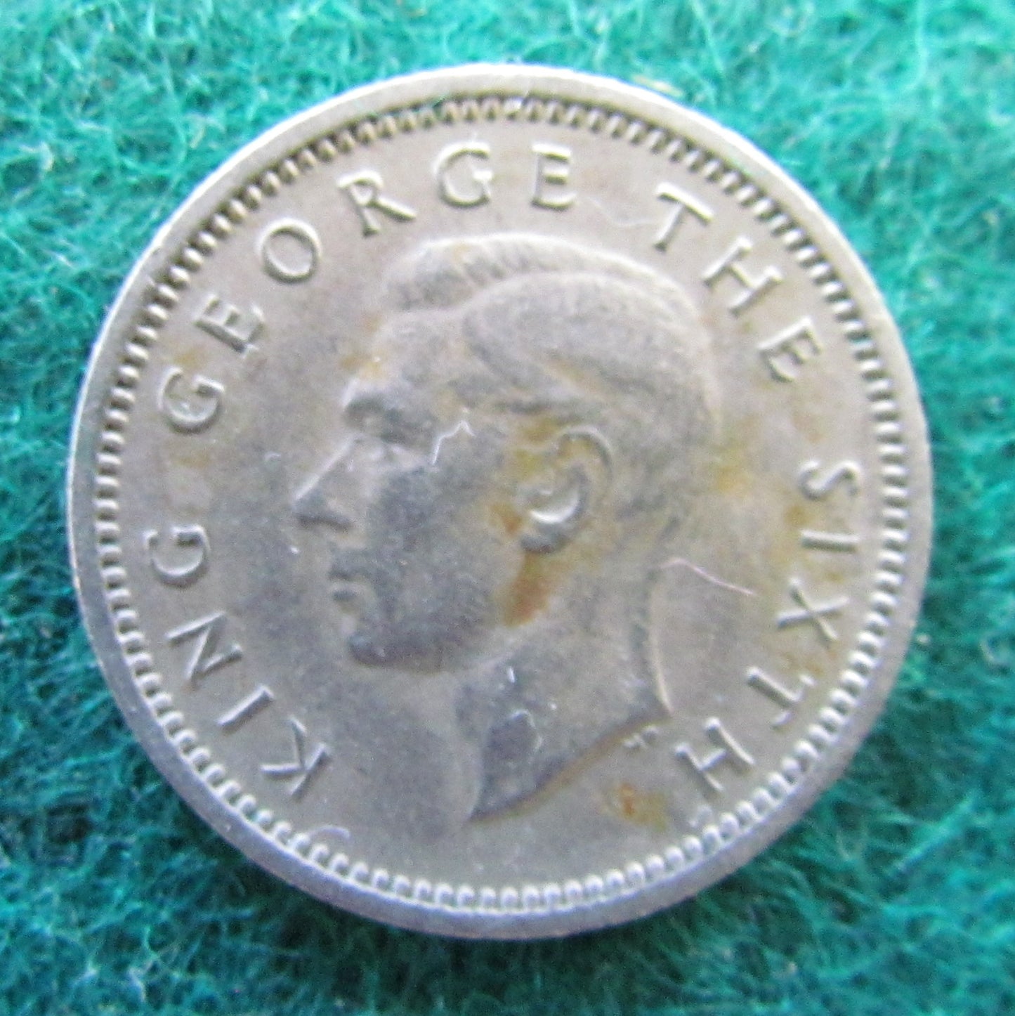New Zealand 1952 Threepence King George VI Coin