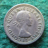 New Zealand 1958 Threepence Queen Elizabeth II Coin